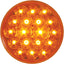 Luz giro 18 LED 4" ámbar parque