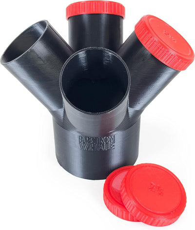 Adaptador polvo 4 vías 4" a 2-1/2" para aspiradora taller