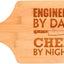 Tabla cortar bambú forma bambú ingeniería chef