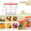 4 Recipientes Almacenamiento 4qt Plástico Transparente