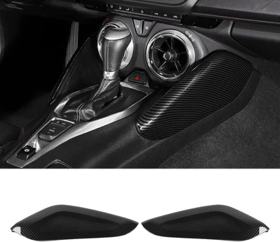 Cubierta lateral palanca cambios fibra carbono Chevy Camaro