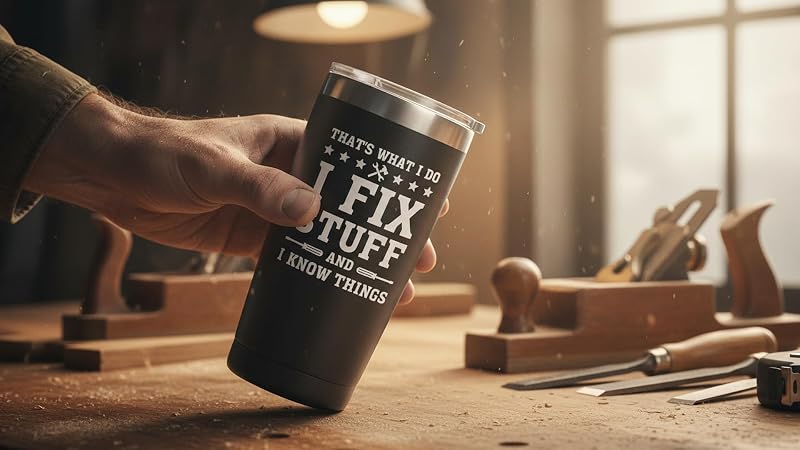 Vaso térmico acero regalo divertido para hombres