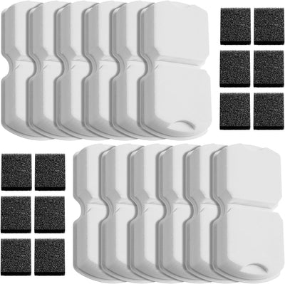 Filtro fuente agua gato 24 pzas 12 carbono 12 espuma acero inox