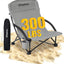 Silla playa plegable respaldo alto asiento malla 300lb