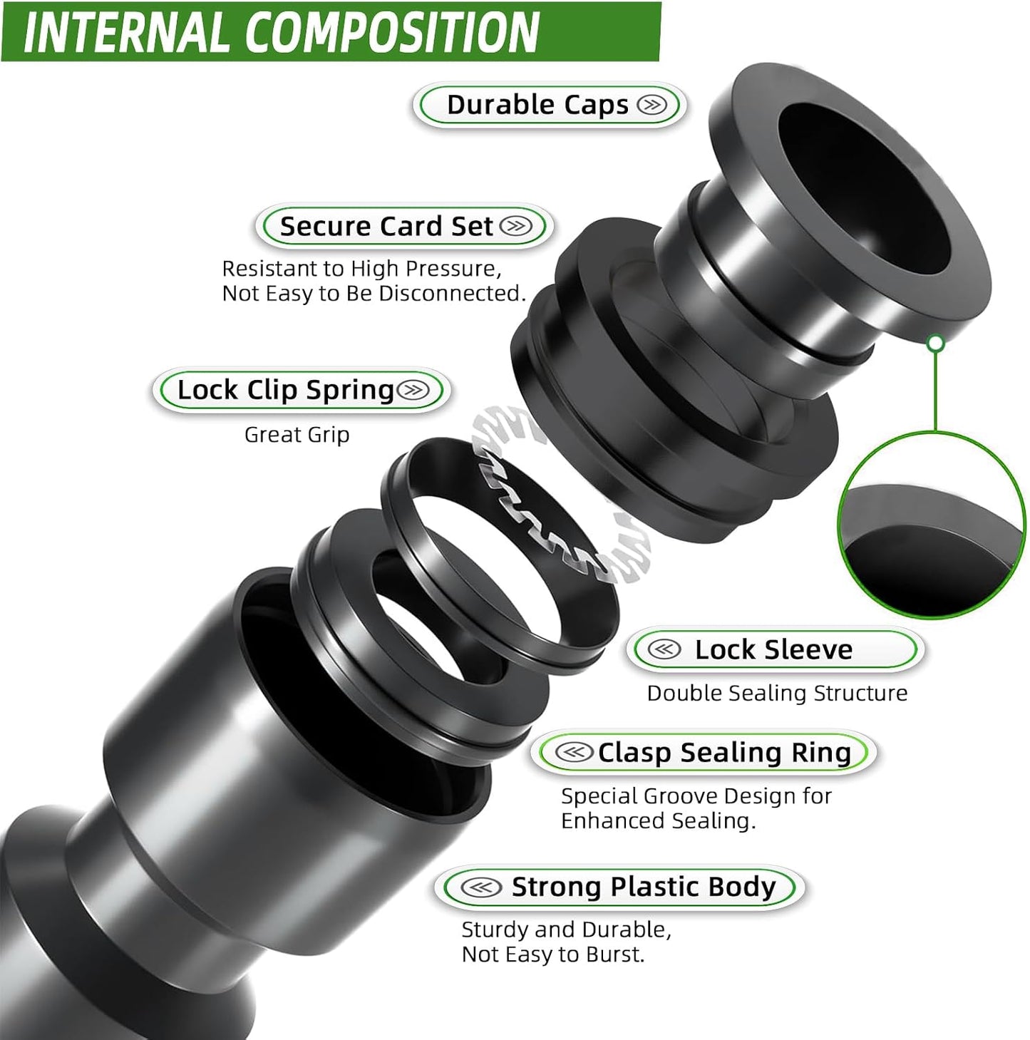 30 Emisores Riego Goteo 1/4" Ajustable 360 Grados
