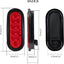 2 Pzas Luces Traseras LED Ovaladas 6" para Camión RV