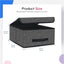 Caja almacenamiento plegable 33x33cm set 2 con asas