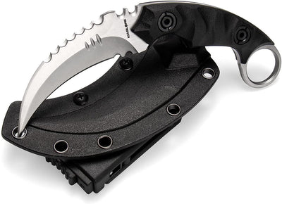 Cuchillo Karambit supervivencia al aire libre doble filo