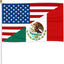 Bandera 5 de Mayo 3x5pulg decoración hogar patio universidad