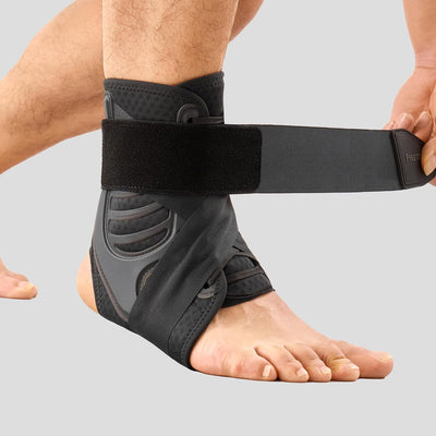 Tobillera ajustable con cordones para correr baloncesto