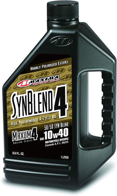 Aceite motor motocicleta 10w40 mezcla sintética 3 Pzas 1L