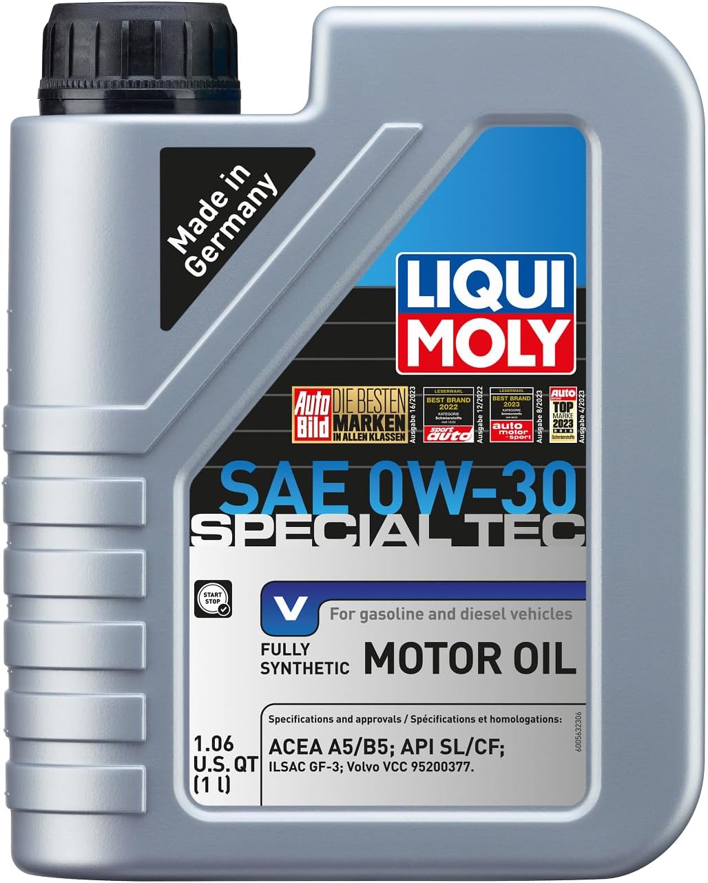 Aceite motor sintético 0W-30 1L