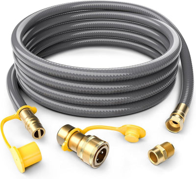 Manguera gas natural 24ft 1/2pulg con accesorios