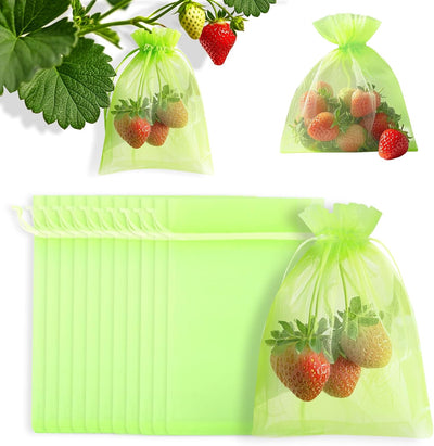 40 Bolsas Malla 3.9x5.9pulg Frutas Reutilizables Transpirables