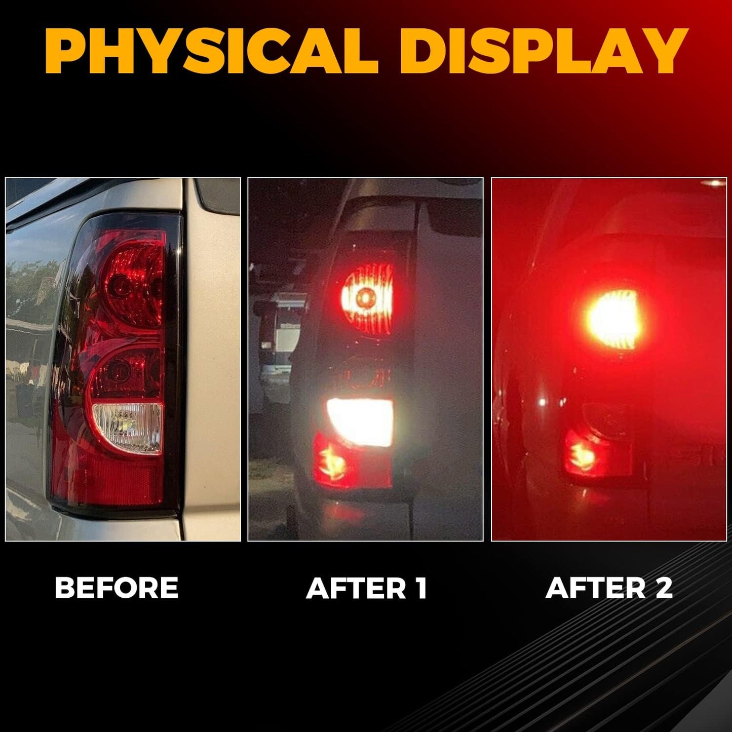 Luces traseras Chevy Silverado 03-07 Conductor Freno Señal