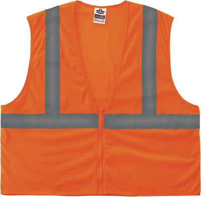 Chaleco seguridad alta visibilidad tipo R clase 2 naranja