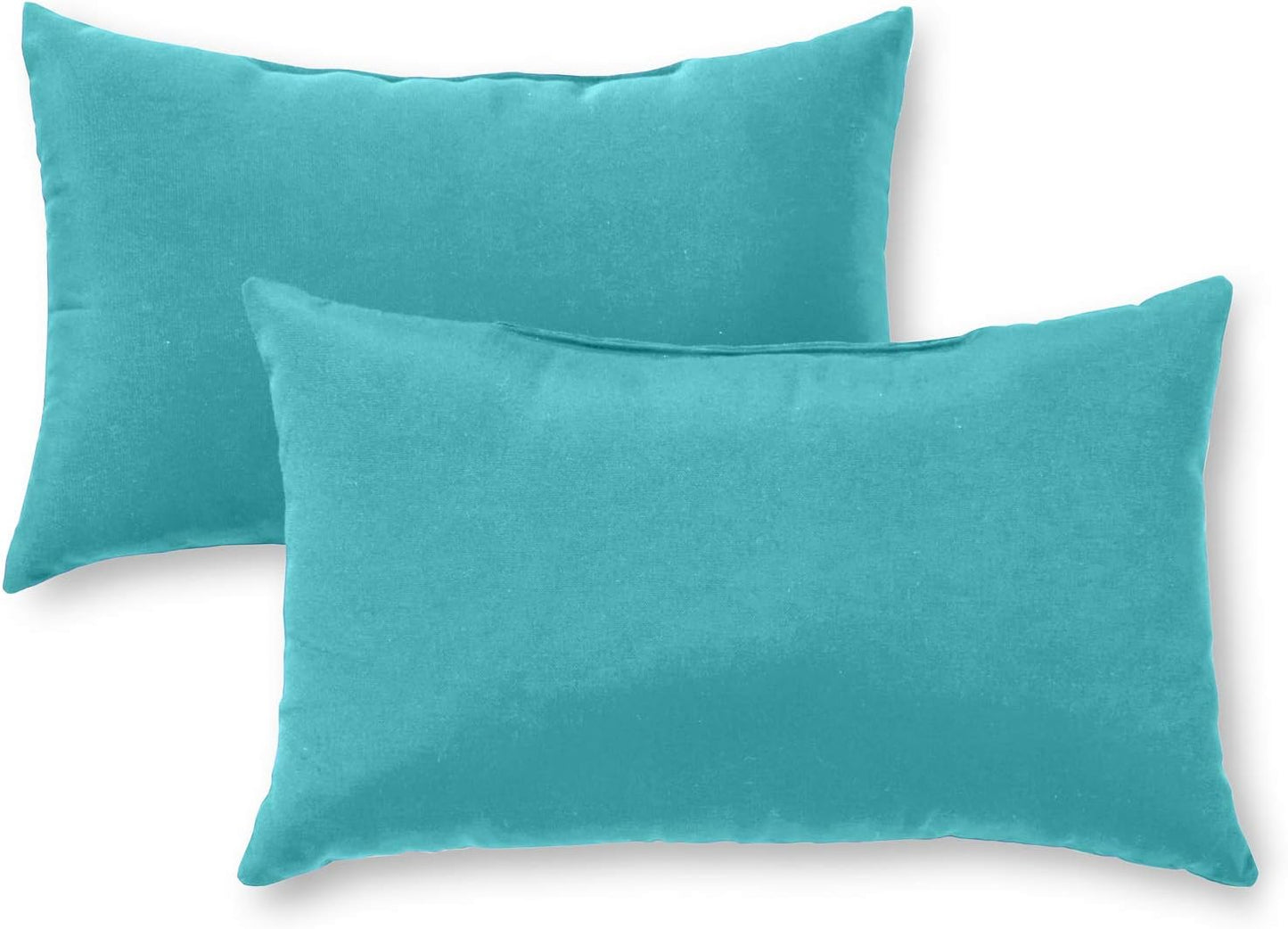 2 Almohadas Decorativas Rectangulares 19x12" Exterior