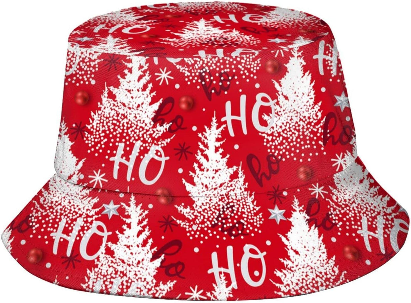 Sombrero pescador navideño plegable para exteriores