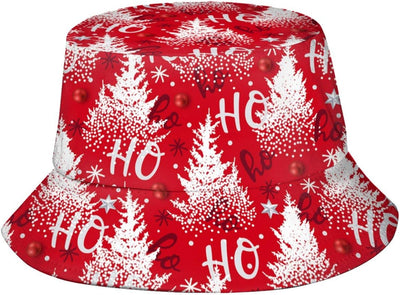 Sombrero pescador navideño plegable para exteriores