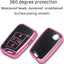 Funda llavero VW TPU 5 botones comp. llave inteligente rosa