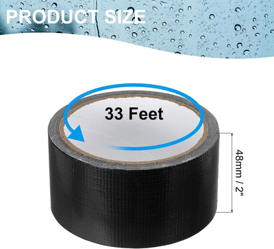 Cinta reparación toldo 2pulg x33ft impermeable multiusos