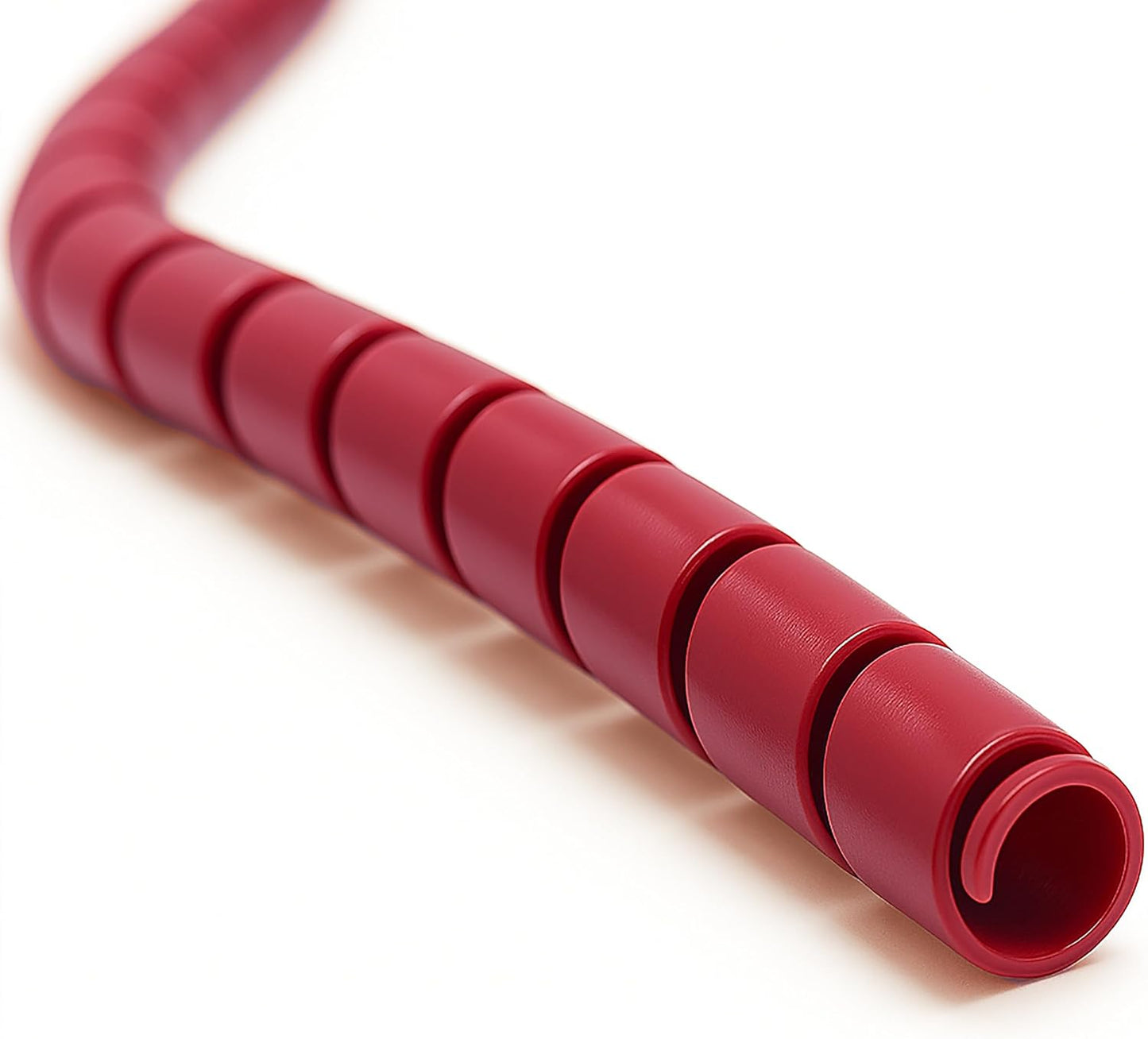 Protector manguera plástico hdpe 3/4pulg 10pies rojo