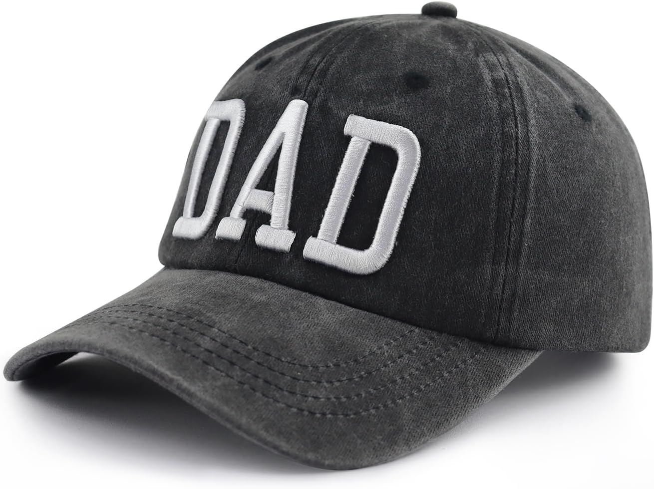 Gorro béisbol ajustable algodón mamá papá bordado 3D