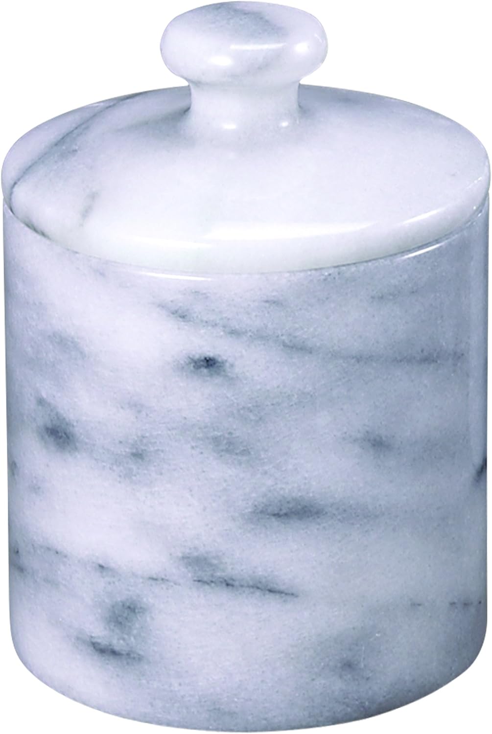 Tarro mármol natural contenedor joyas especias