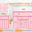 Organiz. cubiertos cajón cocina 22x19pulg con insertos cuchillos