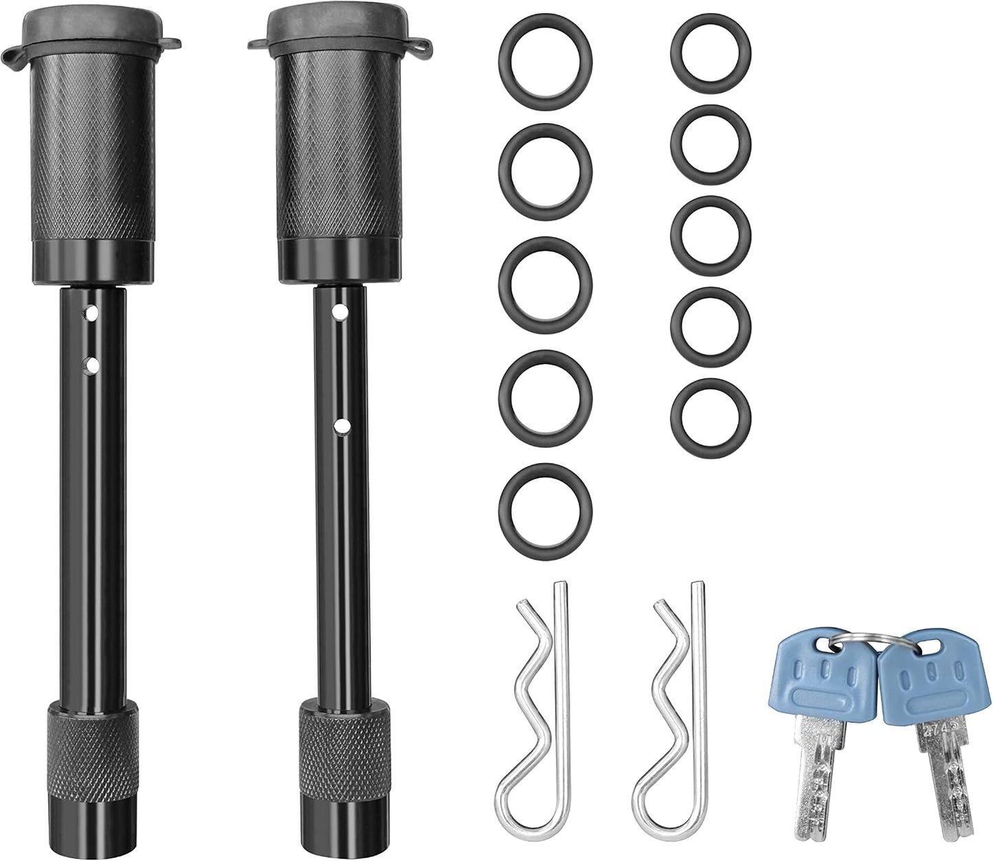 Set pasadores bloqueo enganche 5/8 y 1/2" pintura electro