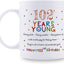 Taza café cerámica 11oz regalo para adultos mayores
