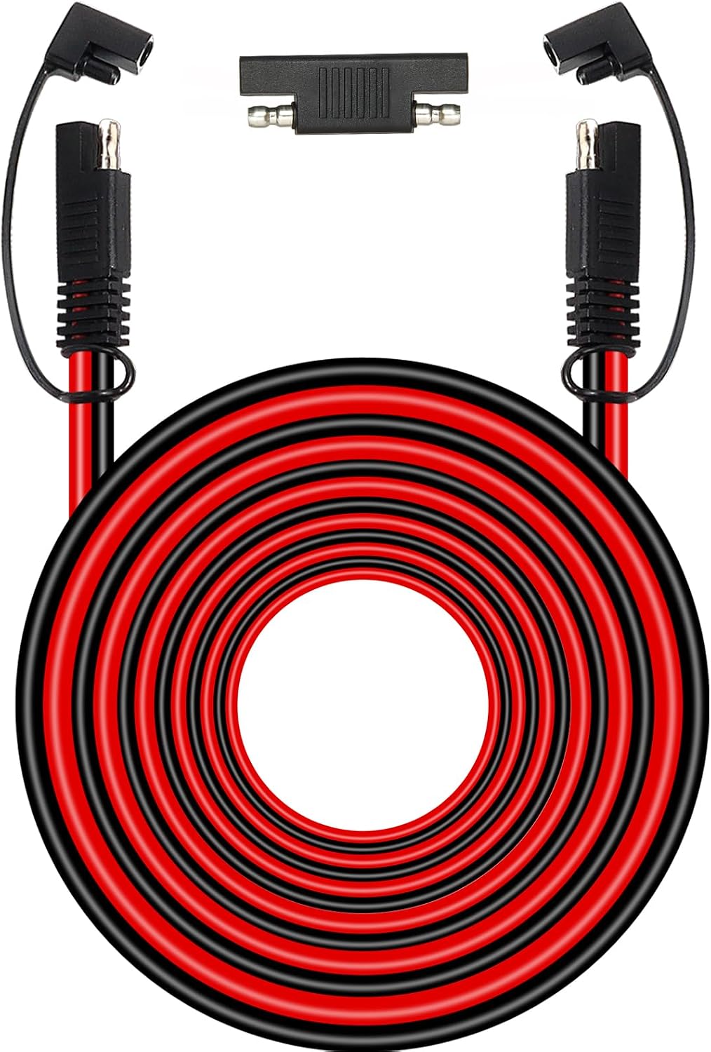 Cable extensión SAE 30ft con adaptador polaridad inversa