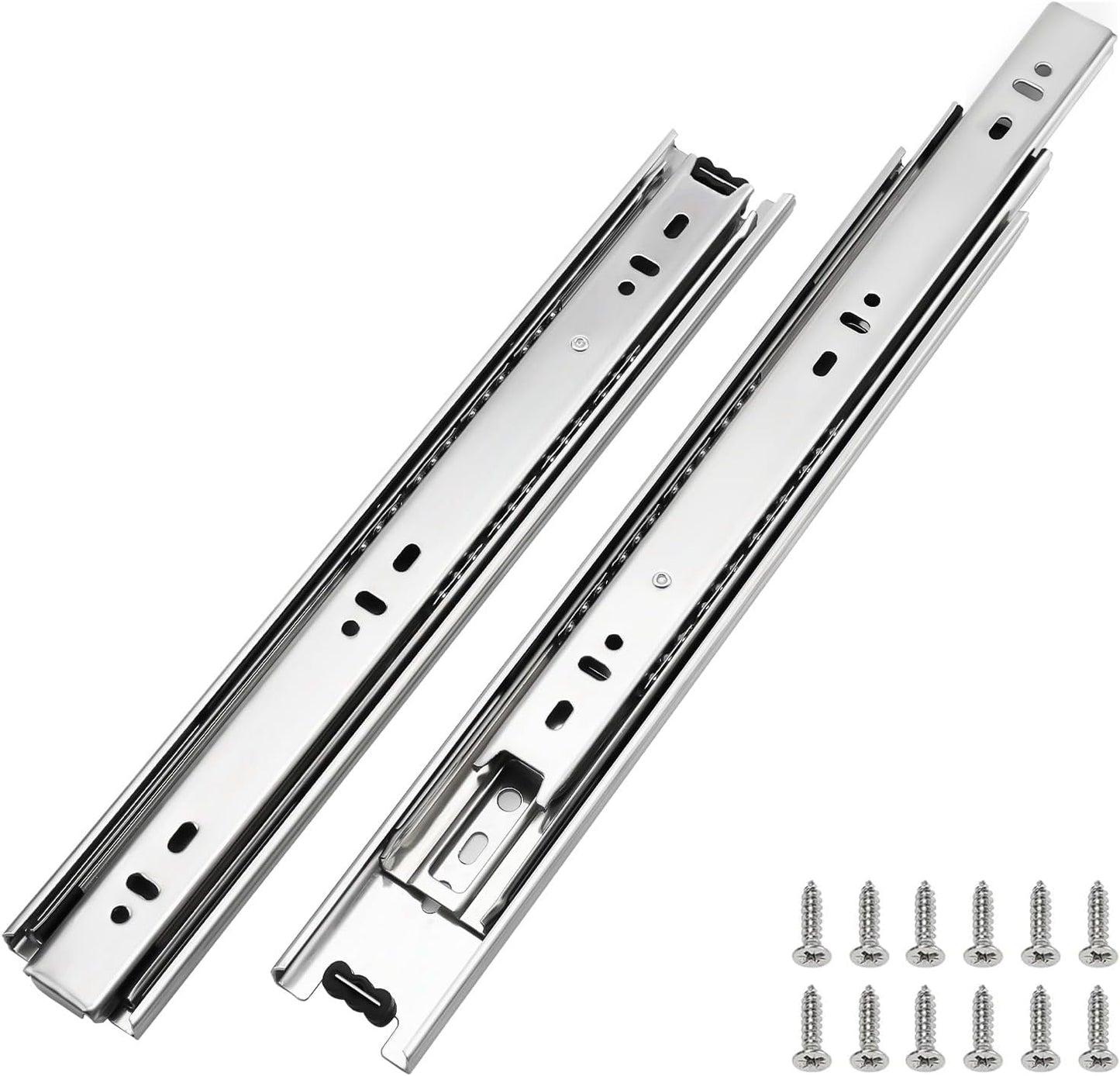 2 Pares Cajones Rieles 12-24pulg Corredores Cocina