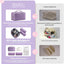 Bolsa maquillaje viaje mujer set 3 pzas con compartimentos