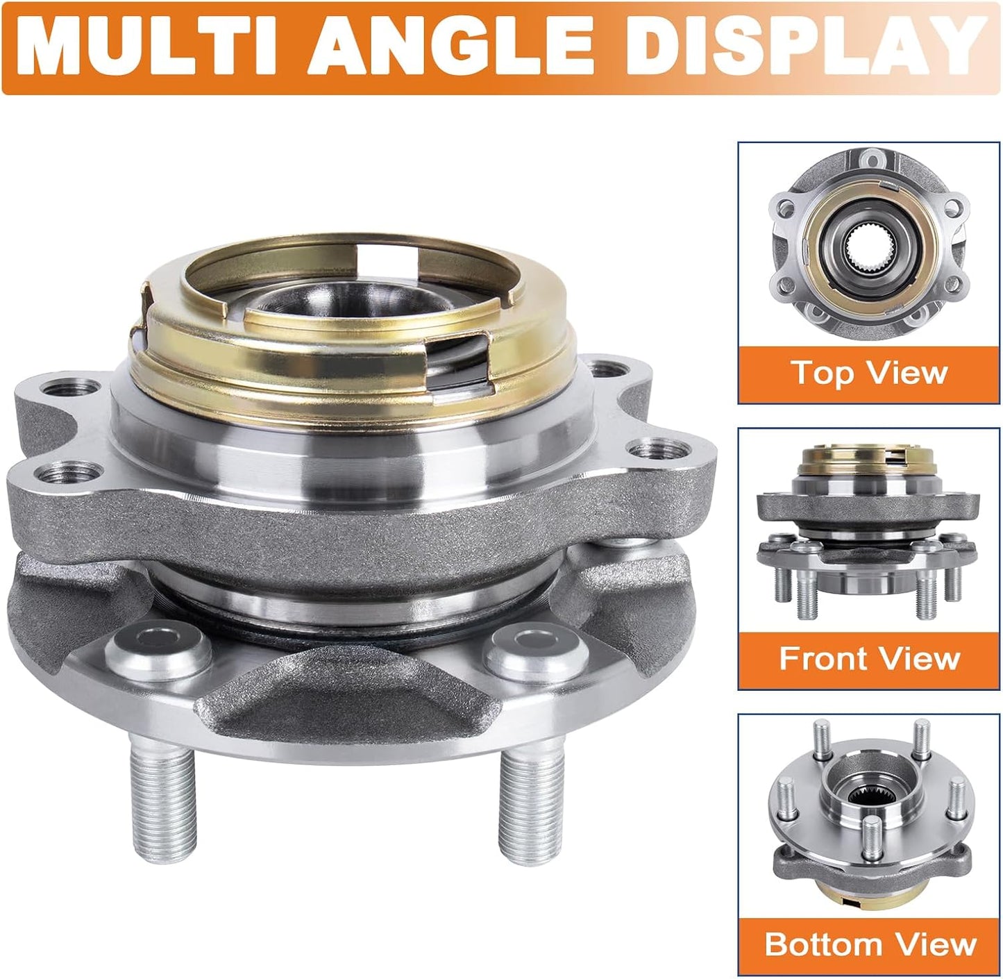 Par rodamientos cubo rueda delantera Nissan Altima 5L