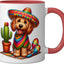 Taza Cerámica Cinco De Mayo con Sombrero y Maracas