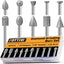 Set 10 Brocas Diamante 1/8pulg Grano 120 para Dremel