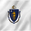 Bandera Massachusetts 3x5ft poliéster doble costura