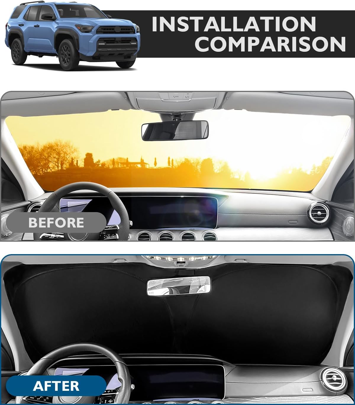 Parasol parabrisas Toyota 4Runner 14-26 plegable