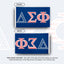 Bandera Delta Sigma Phi 3x5ft decoración KA
