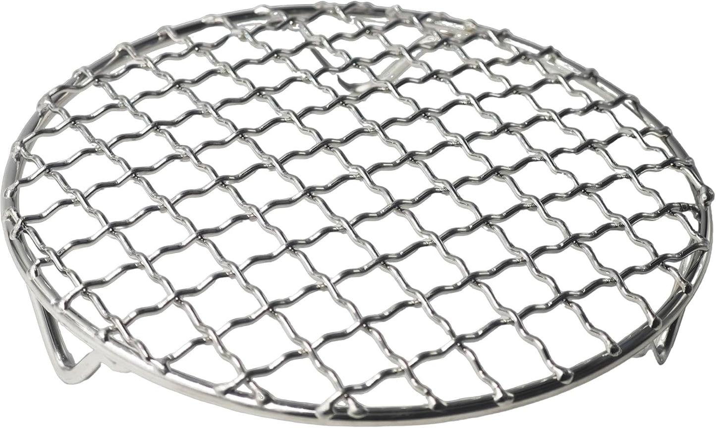 Estante cocina redondo 6pulg acero inox con patas horno freidora