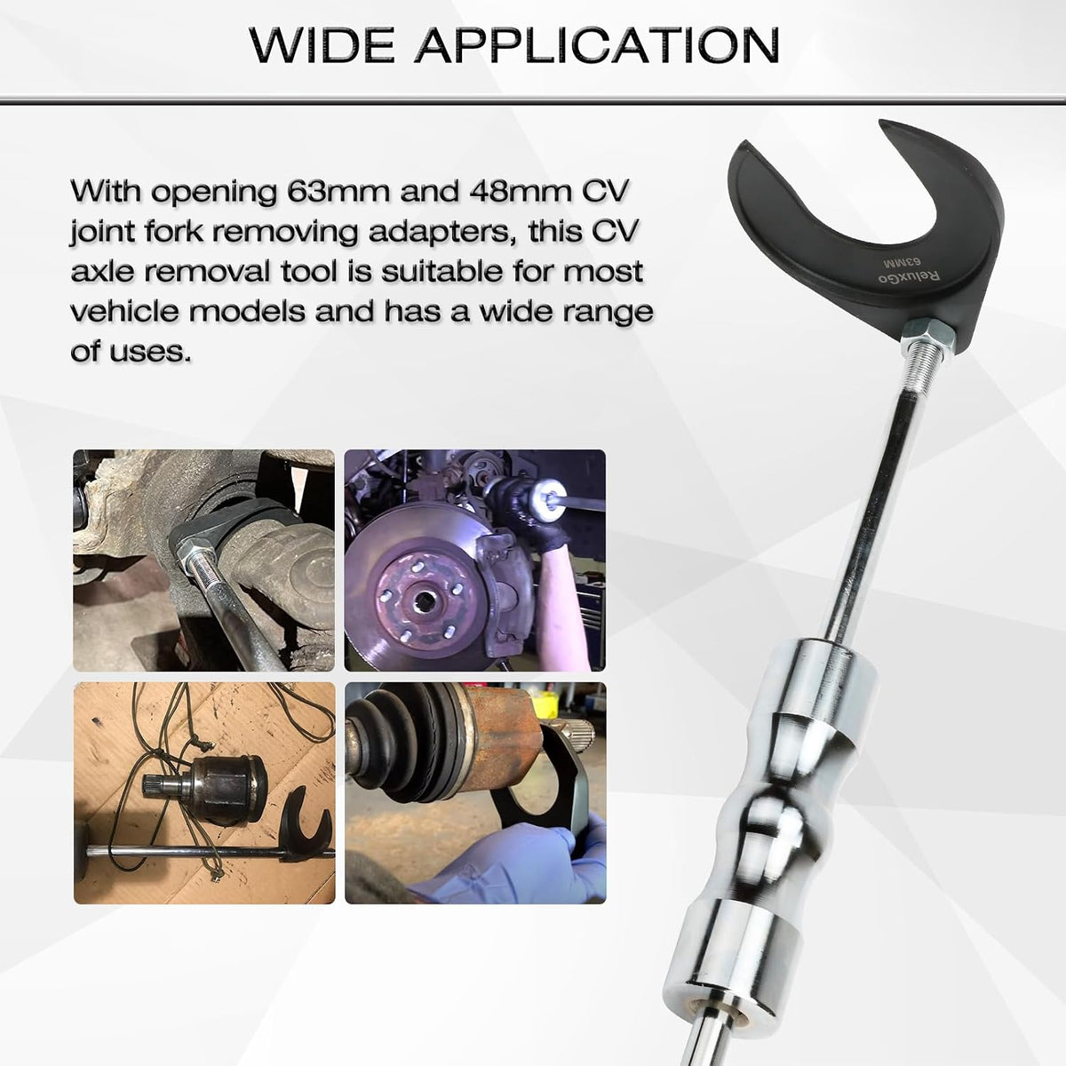 Juego extractor eje CV interior con martillo 5/8-18