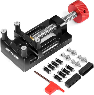 Tornillo banco mini con mordazas goma 0-2.48pulg manualidades joyas