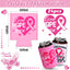 24 Fundas Enfriadores Cinta Rosa 6 Diseños