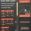 Luz trabajo LED recargable magnética plegable 800lúmenes