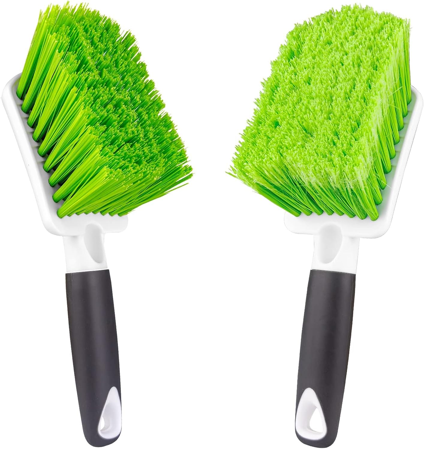 2 Cepillos Lavado Automóvil Neumáticos Cerdas Suaves