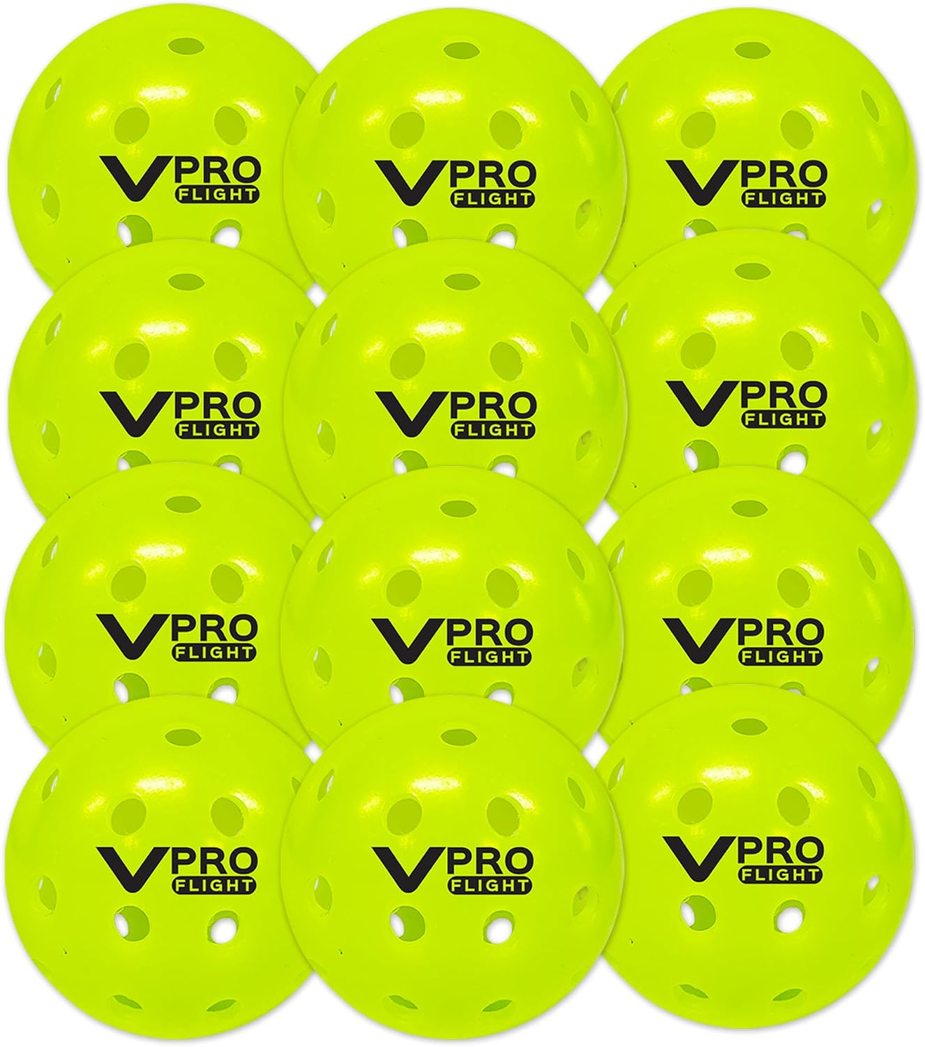 Pelota pickleball VPRO Flight Outdoor Amarillo alta