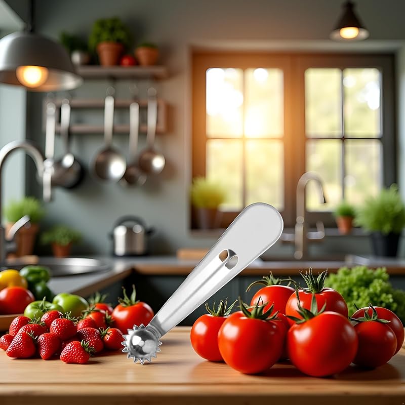 Herramienta extracción tallo tomate y fresa