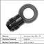 Adaptador Banjo 14.5mm a 8AN Macho Aluminio Negro