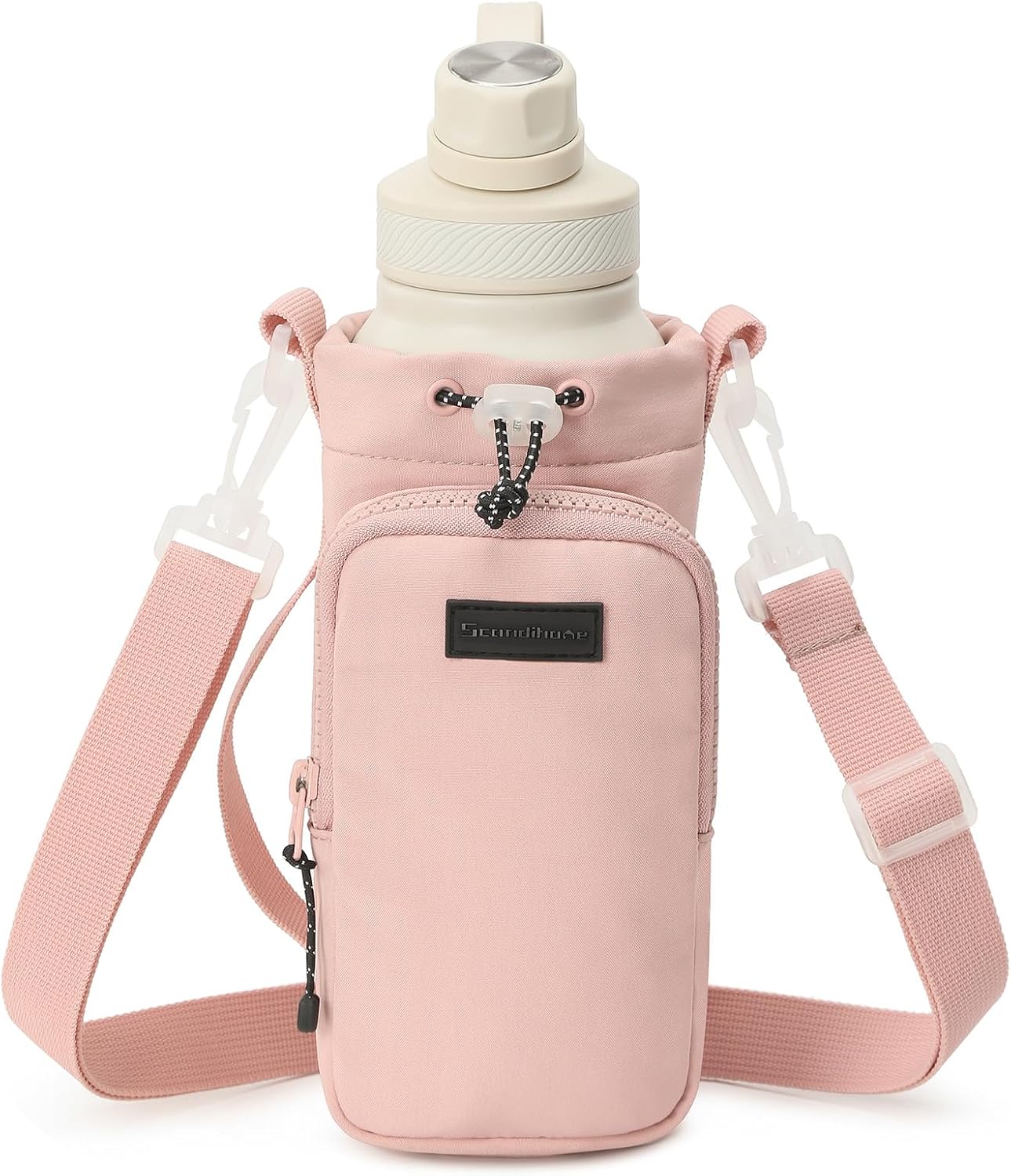 Bolsa portabotella 40oz con bolsillo teléfono correa